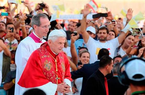 Benedicto XVI en Beirut