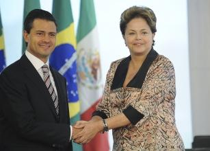 Peña Nieto y Rousseff comprometidos en la integración