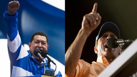 Chavez y Capriles en la recta final