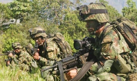 Militares brasileños en reciente operación