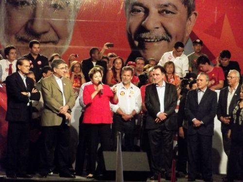 Dilma en el acto de Patrus Ananias