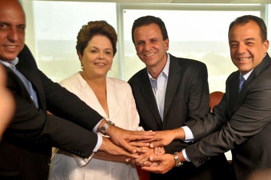 Dilma recibió ayer al gobernador electo de Río