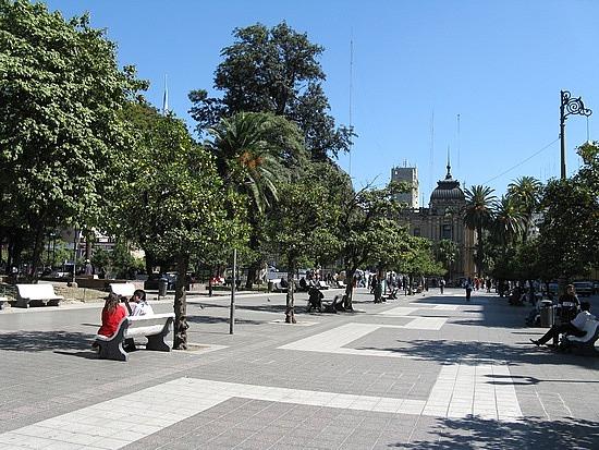 Actividades para no videntes en Plaza Independencia