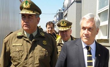 Piñera custodiados llega al distrito mapuche