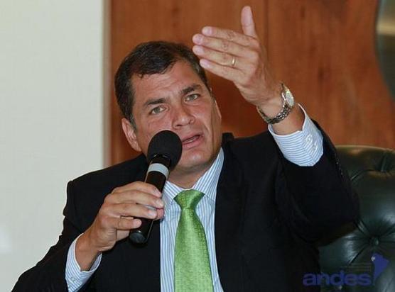 Rafael Correa en su mejor momento