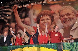 Dilma y Lula en plena campaña