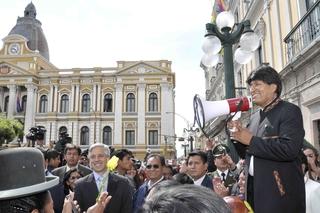 Evo Morales con alta aceptación