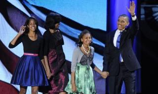 Obama y familia