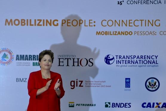 Rousseff en apertura de 15ª Conferencia Internacional Anticorrupcion