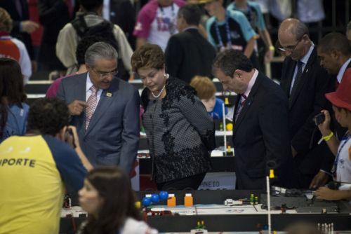 Rousseff en la apertura de Olimpiada del Conocimiento