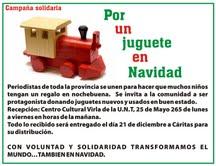 Campaña solidaria, Por un juguete en Navidad