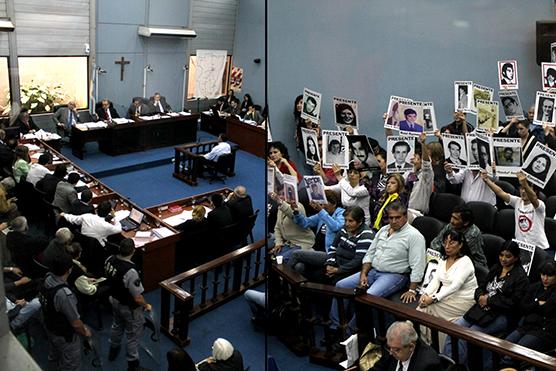 Uno de los imputados recuperó su tono castrense para objetar al testigo