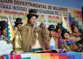 Las mujeres campesinas se preparan 