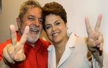 Dilma y Lula los líderes del PT