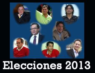 Los ocho candidatos ecuatorianos