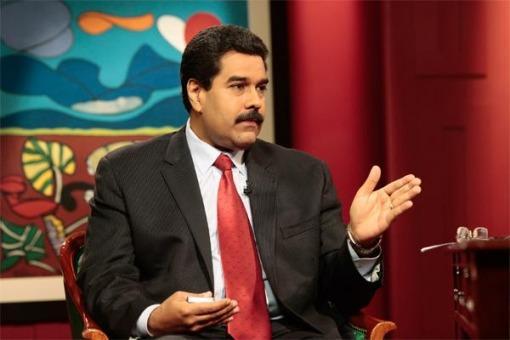 Maduro durante la entrevista este domingo