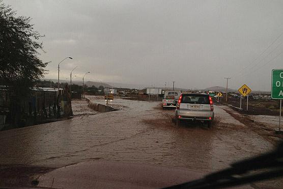 Caos por las lluvias en San Pedro de Atacama