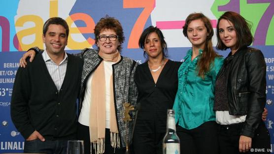 La directora, María Florencia Álvarez,ayer en Berlin