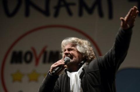 El cómico Beppe Grillo, convertido en líder del movimiento antisistema 