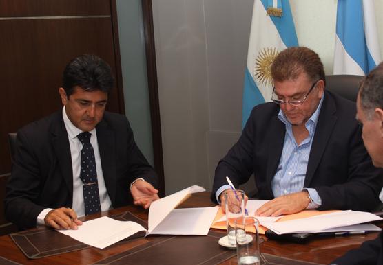 Firma del convenio