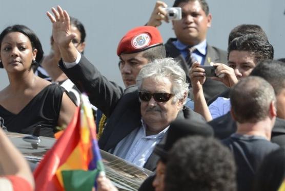 Mujica fue largamente aplaudido en Caracas