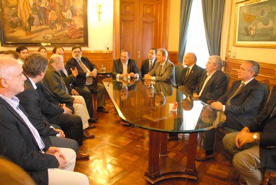 Reunión en Casa de Gobierno