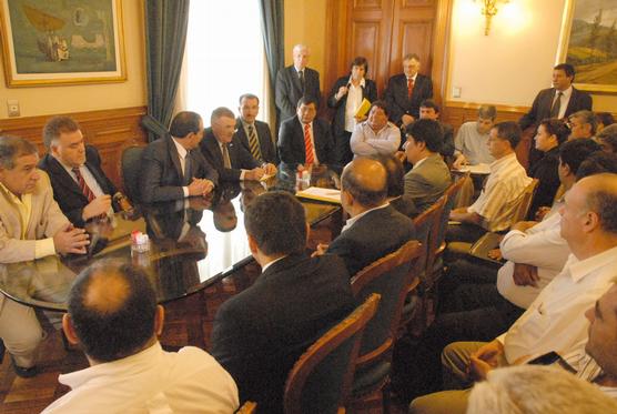 Reunión en Casa de Gobierno