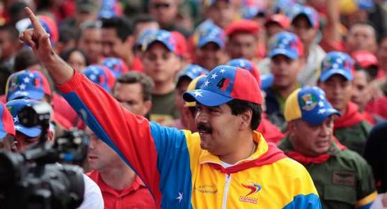 Maduro en plena campaña electoral