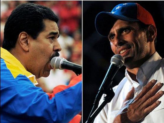 Igual de confiados, Maduro y Capriles se declaran ganadores