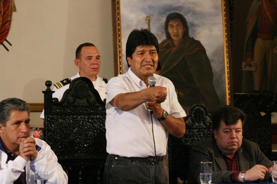 Evo Morales plantea la invasión 