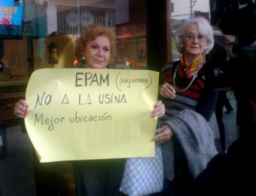 Alumnos del EPAM protestaron