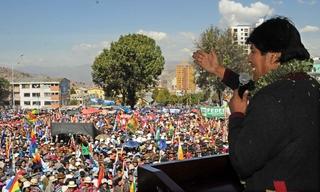 Evo Morales agradece el apoyo manifestado 