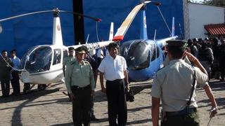 Primeros helicópteros para la Policía camba