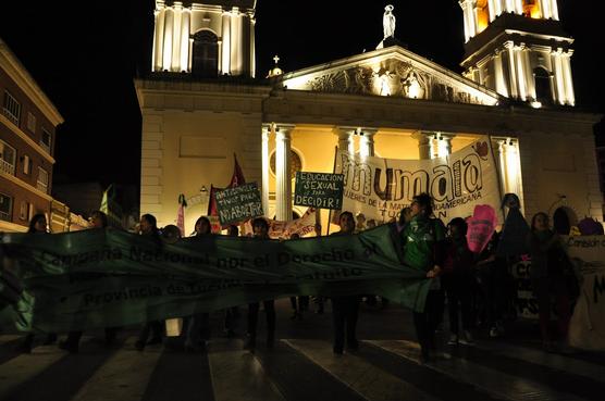 Mujeres marcharon