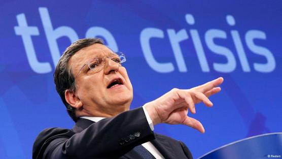 José Manuel Barroso, de la Comisión Europea hace el anuncio