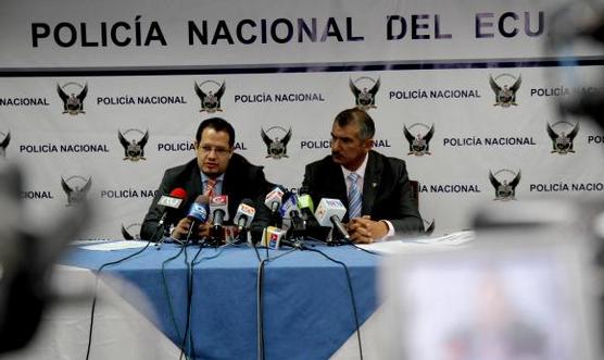 Javier Córdoba de la Policía ecuatoriana