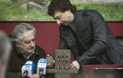 Mujica, fr visita ayer  en Muxika