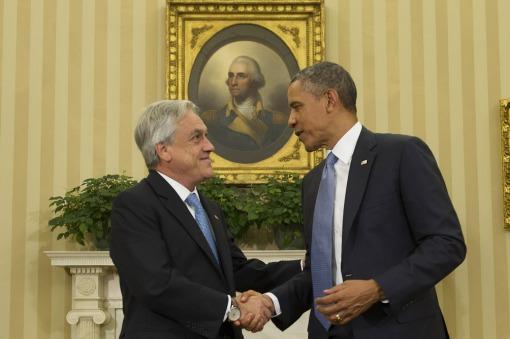 Intercambio de elogios entre Piñera y Obama