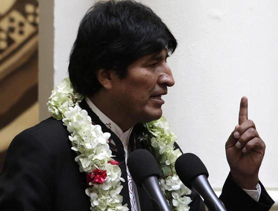 El presidente boliviano Evo Morales