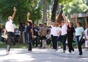 Gimnasia en plazas