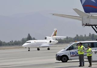 El avión presidencial boliviano