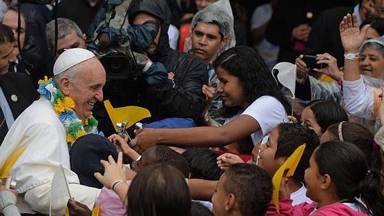 Visita histórica de Francisco a favela