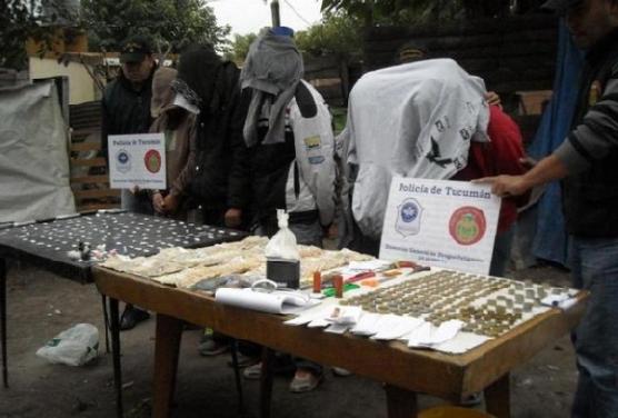 Secuestraron marihuana y cocaína en allanamientos antidroga