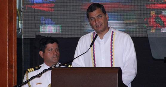 Correa en la apertura de la Cumbre en Guayaquil 