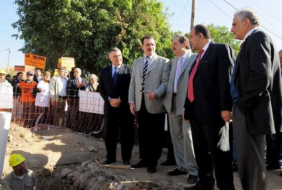 Autoridades en Las Talitas