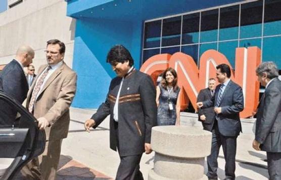 Morales siempre da entrevistas a medios norteamericanos