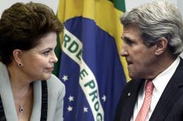 Dilma y Kerry en Brasilia el martes pasado