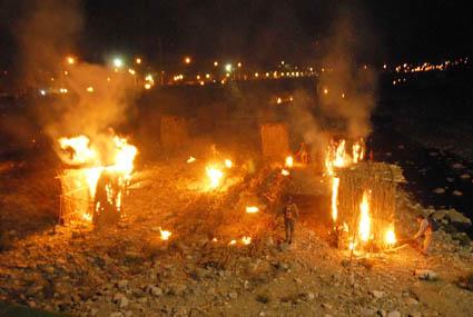 Marcha evocativa del Éxodo jujeño y quema simbólica de la ciudad