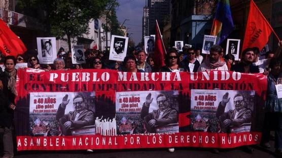 Una multitud salió a las calles ayer en Chile