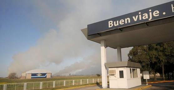 Quema de cañaverales provocó asfixia y evacuaron el Aeropuerto